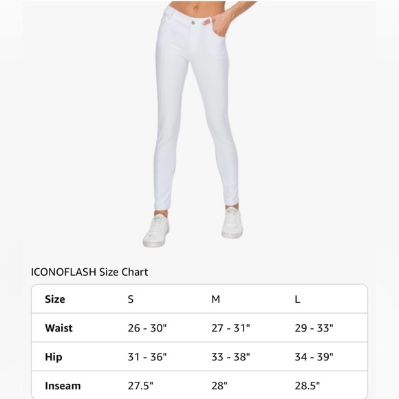 Women’s white‎ jeggings - Picture 4 of 4